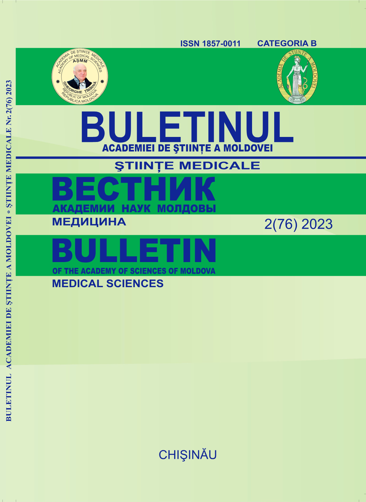 					Vizualizare Vol. 76 Nr. 2 (2023): Ştiinţe medicale
				